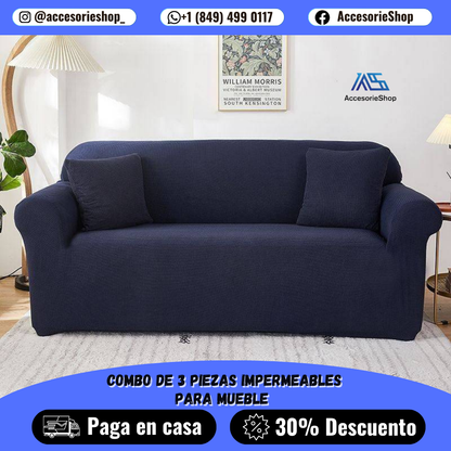 Protector de Sofa Shield RD™  ✨  | Moderno, Práctico y Resistente 🛋️ | ¡Protege tus muebles con estilo! | Fáciles de poner y quitar, y se ajustan perfectamente a cualquier mueble.