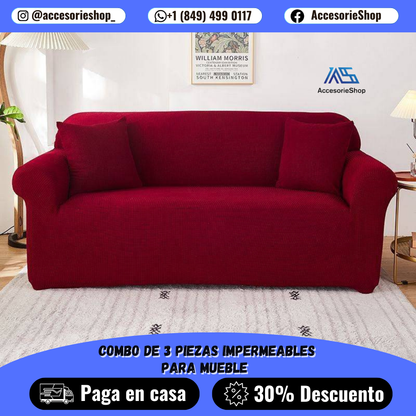 Protector de Sofa Shield RD™  ✨  | Moderno, Práctico y Resistente 🛋️ | ¡Protege tus muebles con estilo! | Fáciles de poner y quitar, y se ajustan perfectamente a cualquier mueble.