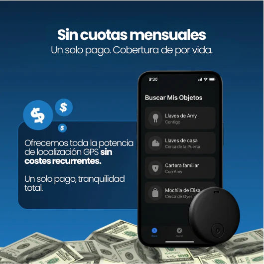 GPS PARA IPHONE y ANDROID SafeTrack™ | RASTREA SIEMPRE TÚ VEHICULO, NIÑO, MASCOTA, OBJETOS ETC | OFERTA BLACK FRIDAY