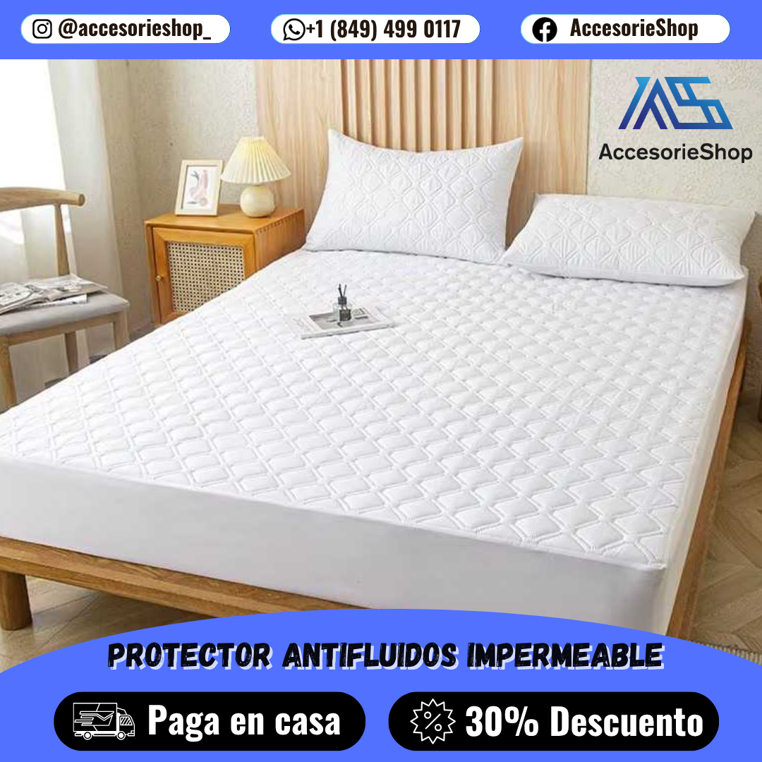 PROTECTOR ANTIFLUIDOS PREMIUM ColchónCare™ + 2 FUNDAS DE ALMOHADA GRATIS | PAGA 1 LLEVA 3 PRODUCTOS POR BLACK FRIDAY