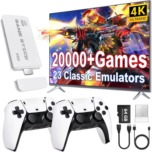 Game Stick M22 PRO™ 2.4G WIRELESS | Transforma tu TV en un centro gamer con Game Stick 4K 2.4G 🎮 |