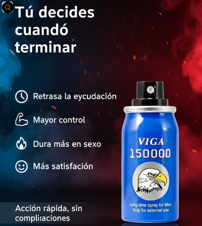 🔥 SPRAY RETARDANTE VIGA 150000 | Control total y confianza en tus encuentros íntimos — fácil y rápido⏱️
