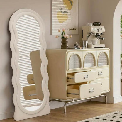 Espejo Ondulado 160x60cm WaveMirror™  | Reflejo HD y Diseño Artístico 🪞| Moderno, Elegante y de Cuerpo Completo ✨