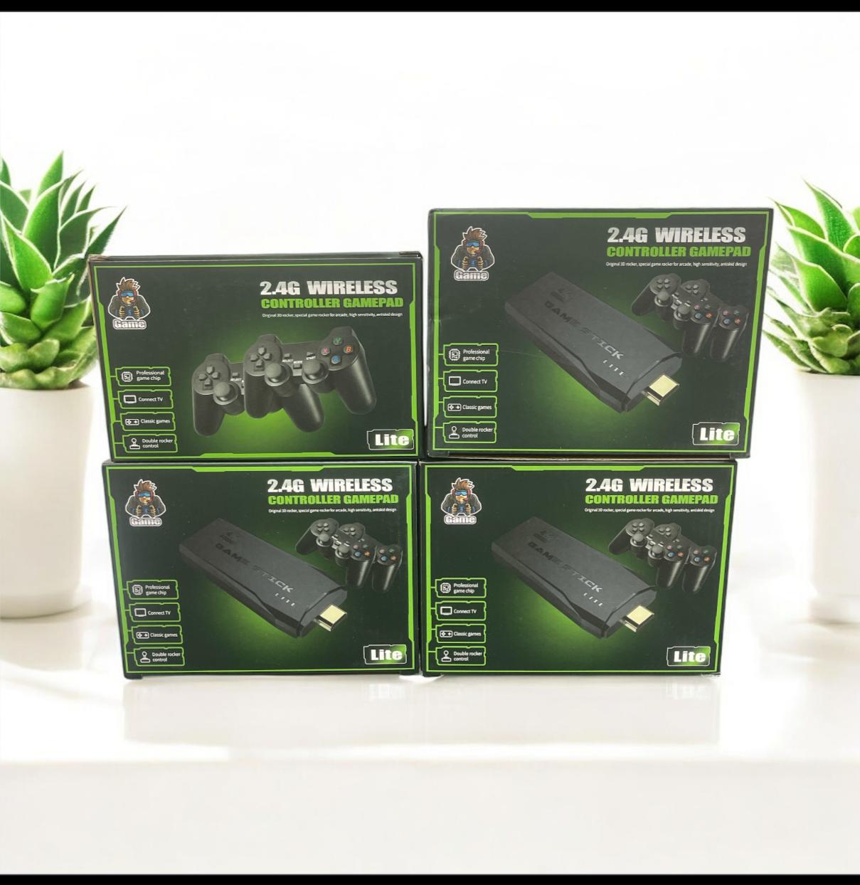 Retro Lite Pro™ – Consola GameStick 10,000 Juegos + 2 Controles Inalámbricos