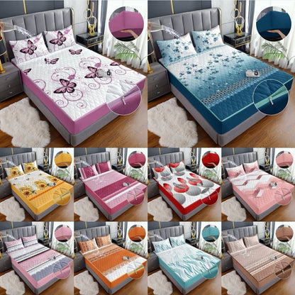 PROTECTOR ANTIFLUIDOS PREMIUM ColchónCare™ + 2 FUNDAS DE ALMOHADA GRATIS | PAGA 1 LLEVA 3 PRODUCTOS | LISOS Y ESTAMPADOS