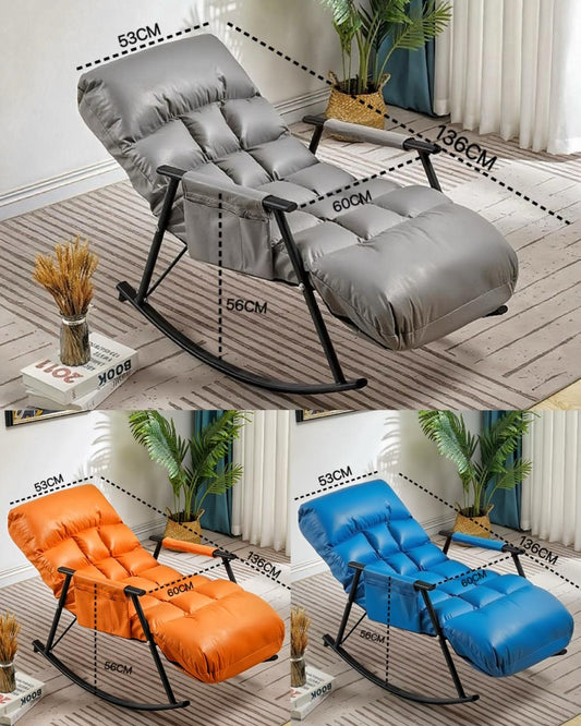 🌙🔥 Silla Mecedora Ergonómica 3 en 1 RelaxHome™ | Reclinable, con Reposapiés y Diseño Moderno
